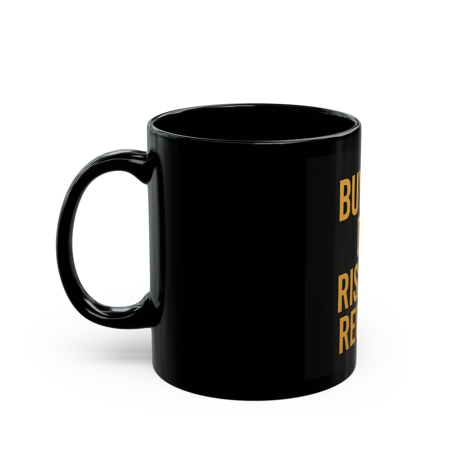 Buy the Dip Mug | Motivational Black Coffee Cup for Traders | Finance Gift | Stock Market Decor | Risk the Reward