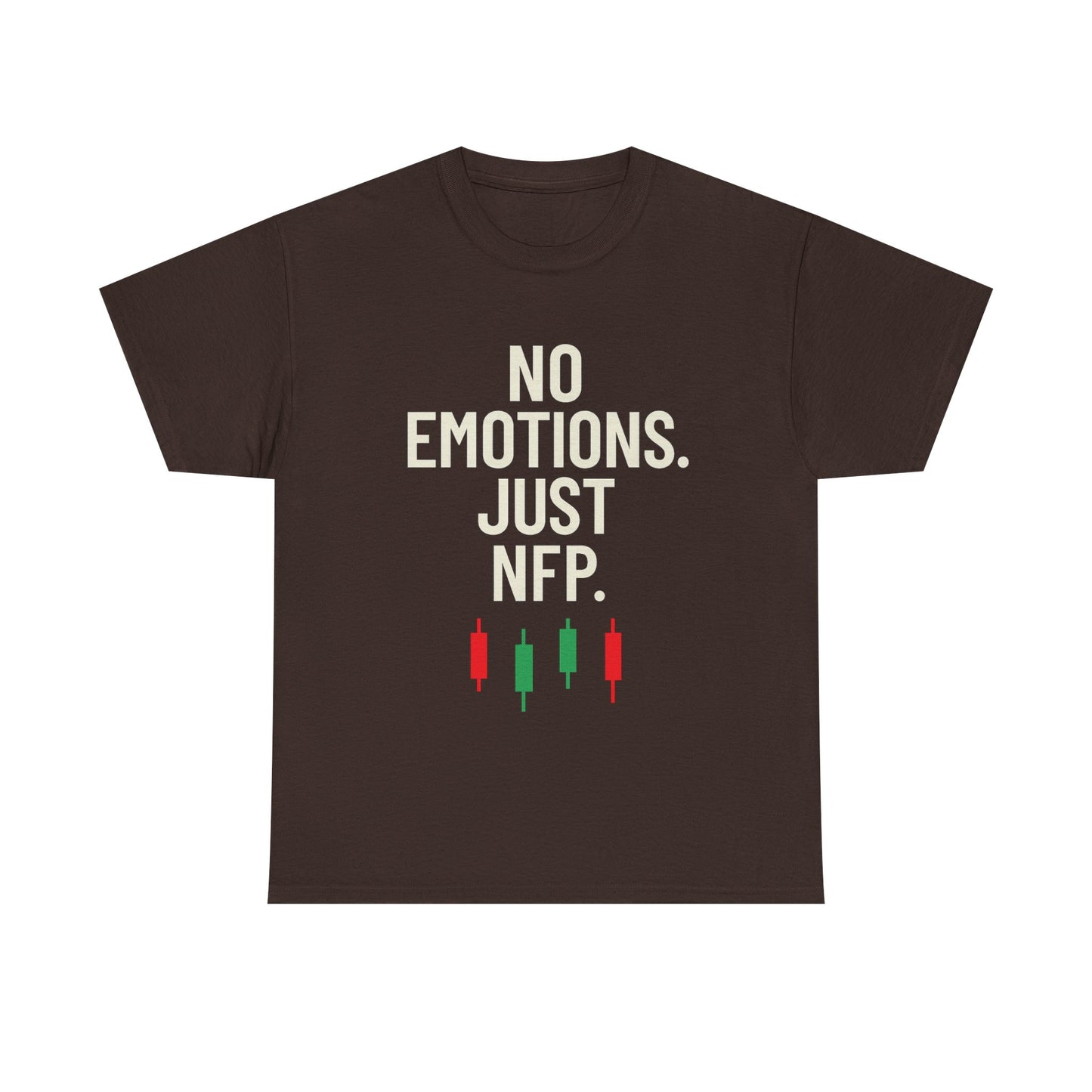 No Emotions Just NFP T-Shirt – Unisex Trading Tee for Stock Market & Forex Traders, Financial Humor Shirt, News Day Mindset Apparel