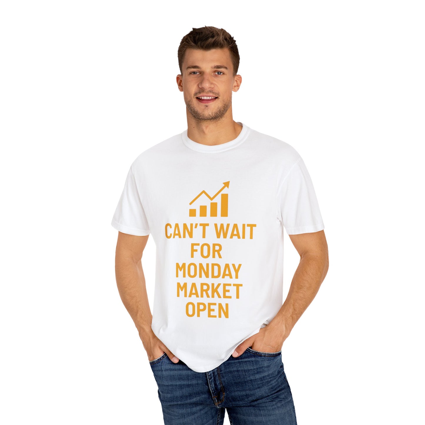 Can't Wait for Monday Market Open T-Shirt – Unisex Trader Tee, Stock Market Apparel, Gift for Finance Lovers, Investing Mindset Shirt