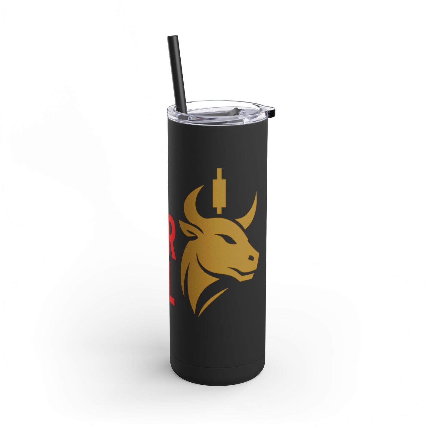 20oz Matte Tumbler for Traders – Insulated Coffee & Travel Mug, Unique Gift for Hustlers & Finance Lovers