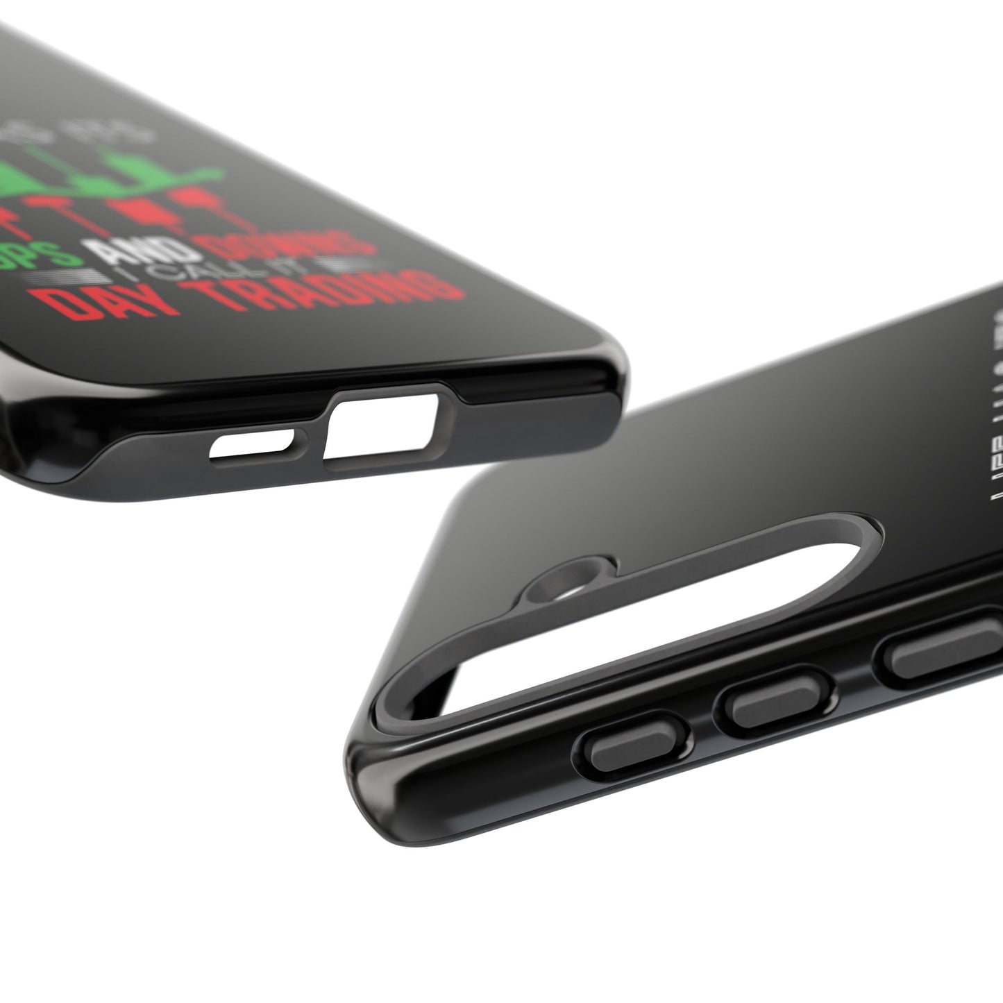 Stylish Phone Case for Day Traders, Life Has Its Ups and Downs, Unique Gift for Traders, Trendy Tech Accessories, iPhone Cover