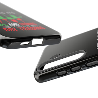 Stylish Phone Case for Day Traders, Life Has Its Ups and Downs, Unique Gift for Traders, Trendy Tech Accessories, iPhone Cover