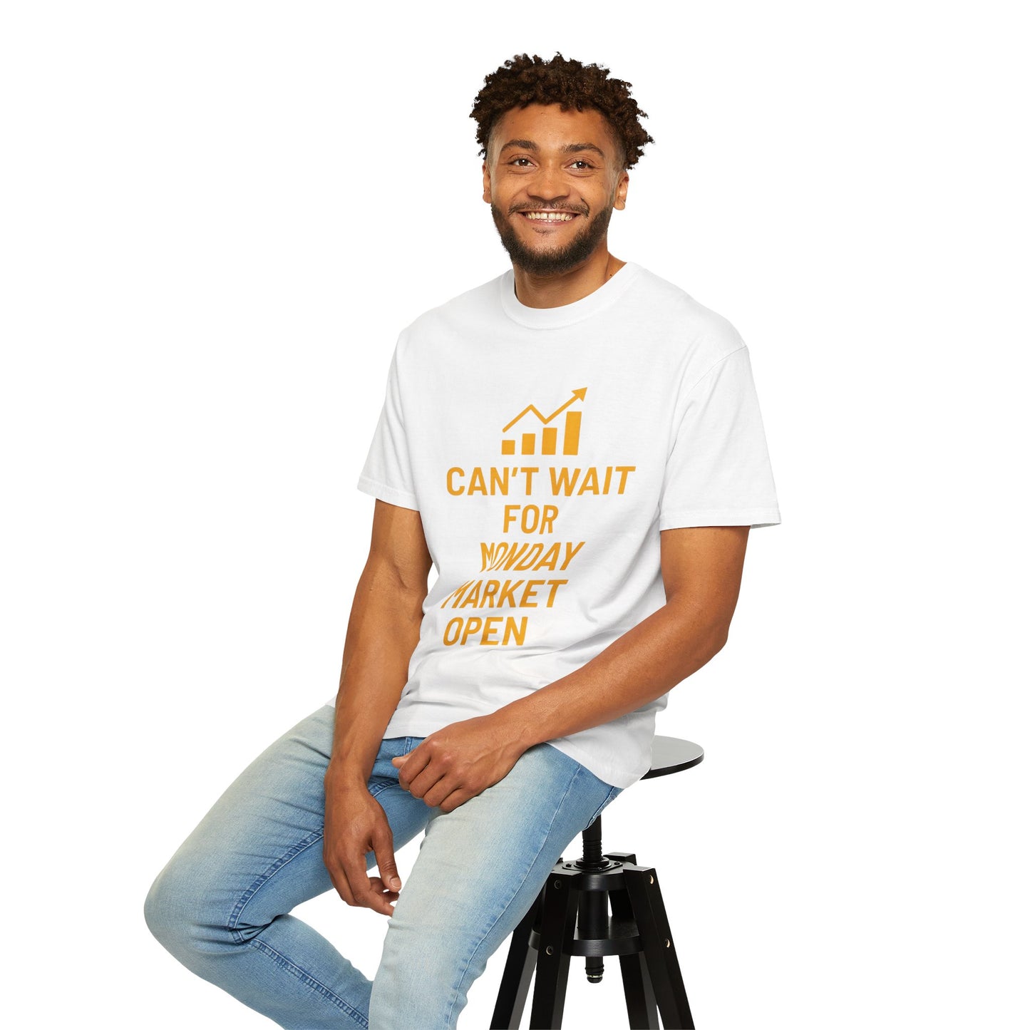 Can't Wait for Monday Market Open T-Shirt – Unisex Trader Tee, Stock Market Apparel, Gift for Finance Lovers, Investing Mindset Shirt