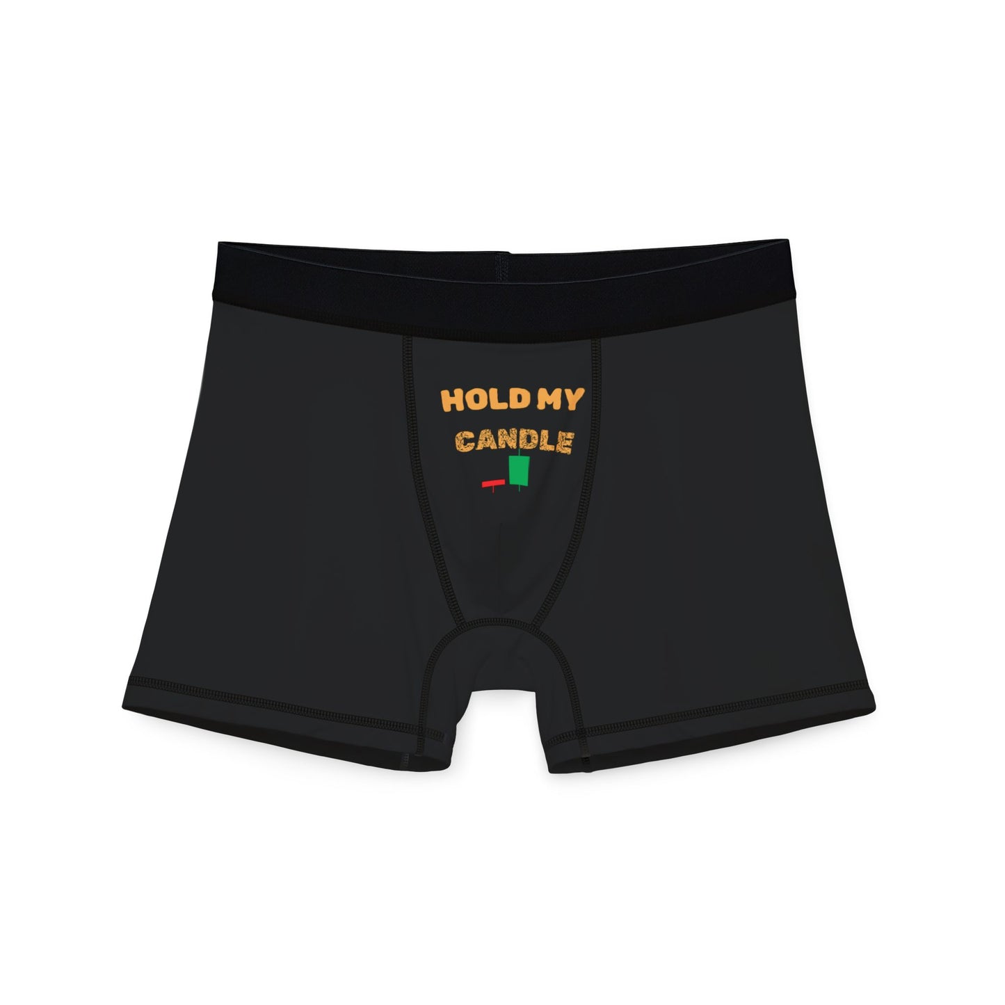 Funny Men's Boxers - 'Hold My Candle' Comfort Underwear, Unique Gift for Him, Quirky Loungewear, Anniversary Gift, Birthday Present