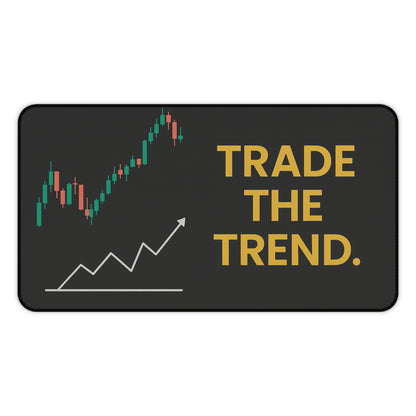 Trader Desk Mat – Motivational Trading Pad for Focus & Precision | Non-Slip, Durable, Bold Design