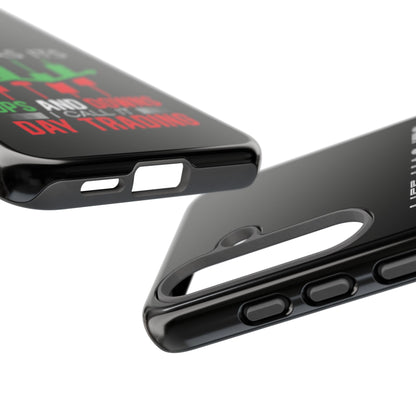 Stylish Phone Case for Day Traders, Life Has Its Ups and Downs, Unique Gift for Traders, Trendy Tech Accessories, iPhone Cover