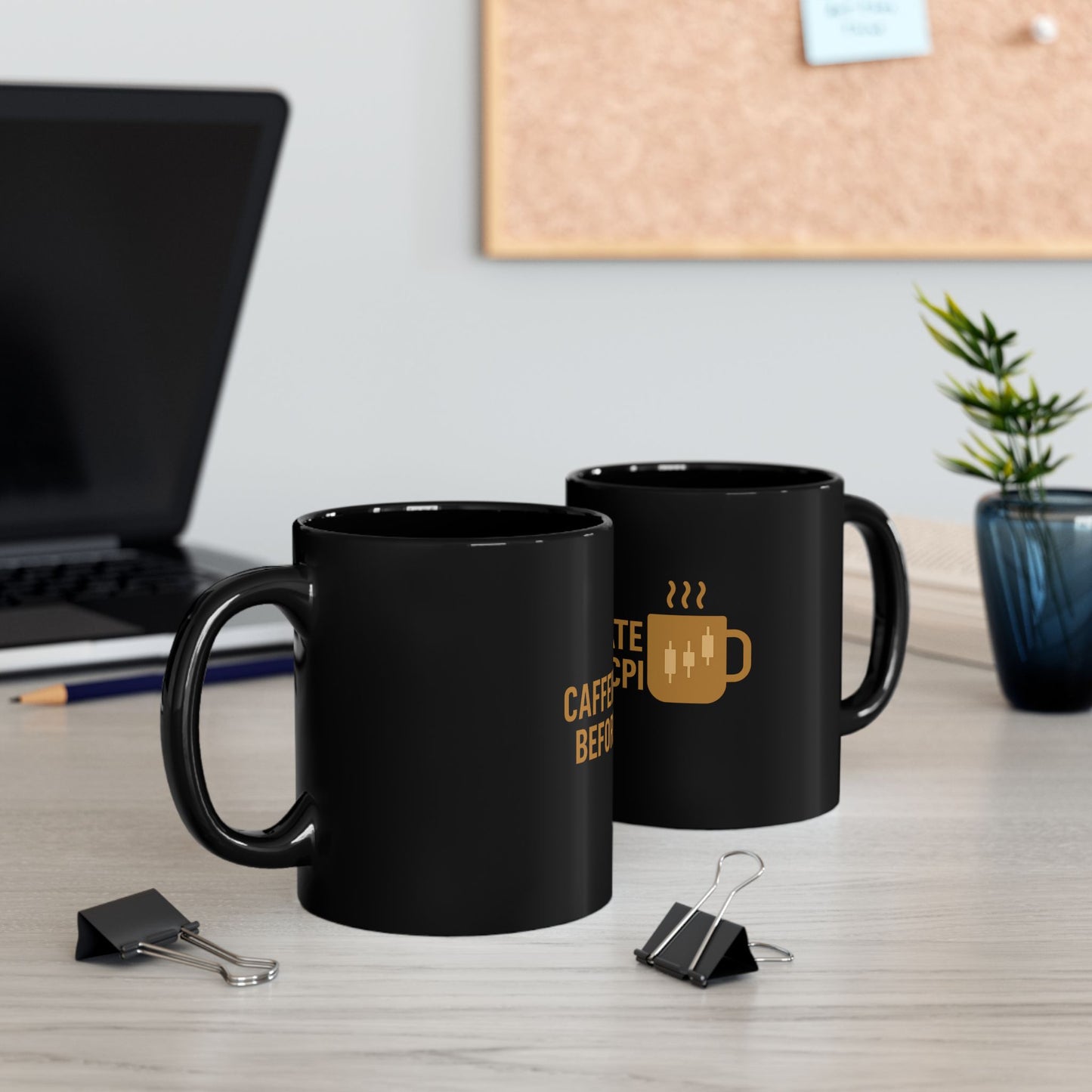 Caffeinate Before CPI Mug – Bold Coffee Cup for Traders & Market Watchers