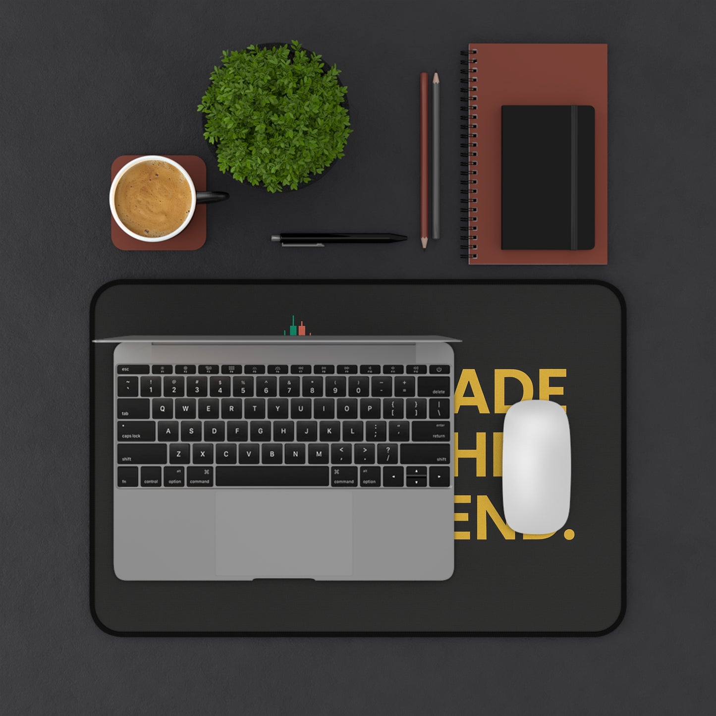 Trader Desk Mat – Motivational Trading Pad for Focus & Precision | Non-Slip, Durable, Bold Design