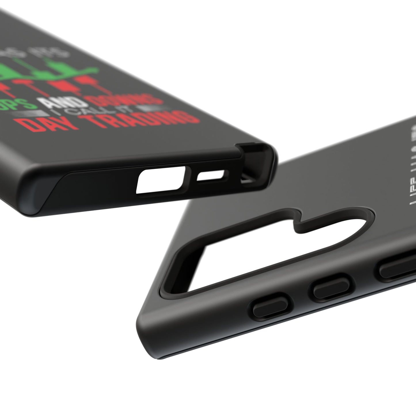 Stylish Phone Case for Day Traders, Life Has Its Ups and Downs, Unique Gift for Traders, Trendy Tech Accessories, iPhone Cover