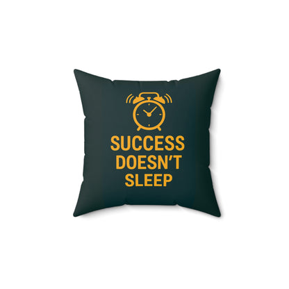 Motivational Quote Pillow – Inspirational Cushion for Entrepreneurs & Home Offices, Square Throw Pillow for Success Mindset, Gift for Dreamers
