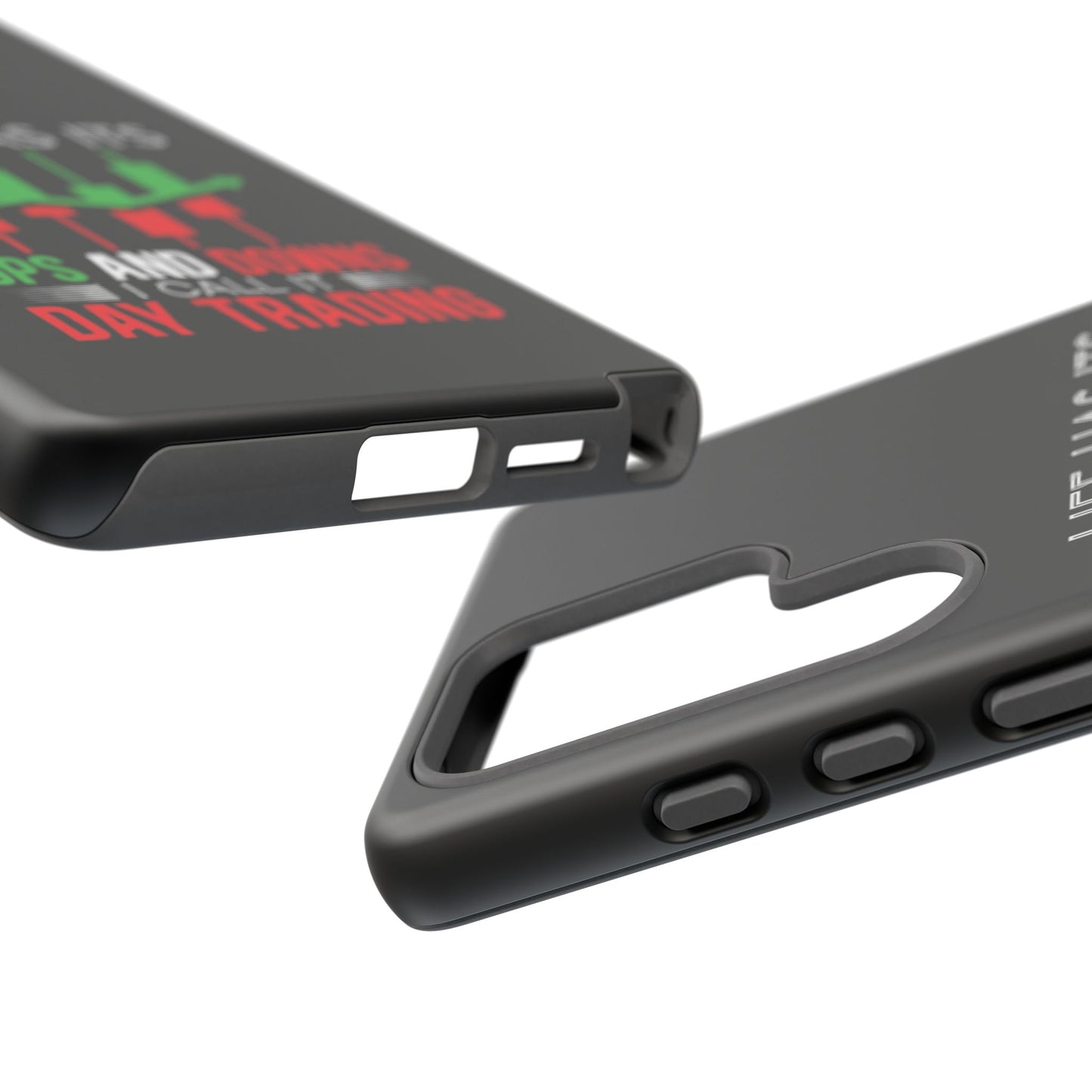 Stylish Phone Case for Day Traders, Life Has Its Ups and Downs, Unique Gift for Traders, Trendy Tech Accessories, iPhone Cover