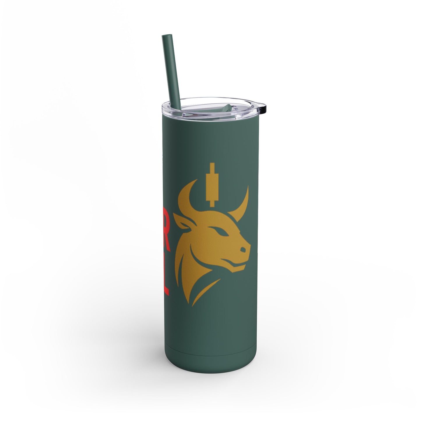 20oz Matte Tumbler for Traders – Insulated Coffee & Travel Mug, Unique Gift for Hustlers & Finance Lovers